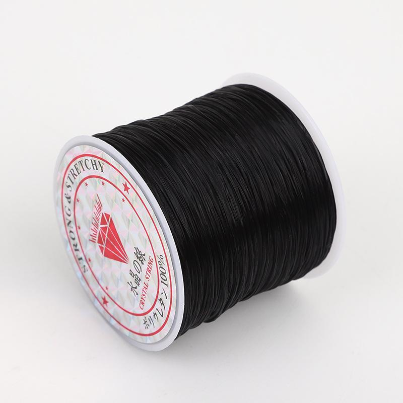 50M Pružná Elastická Korálková Nit Šňůra Struna pro DIY Výrobu Náramků a Šperků