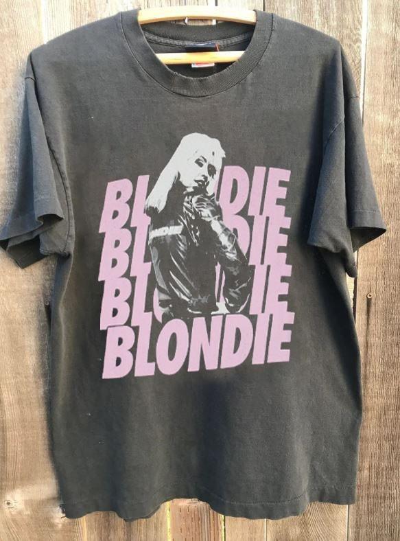 

Blondie Tour Shirt Blondie Graphic Tour Charcoal Unisex T shirt S5XL KH18600 Unisex T-Shirt L