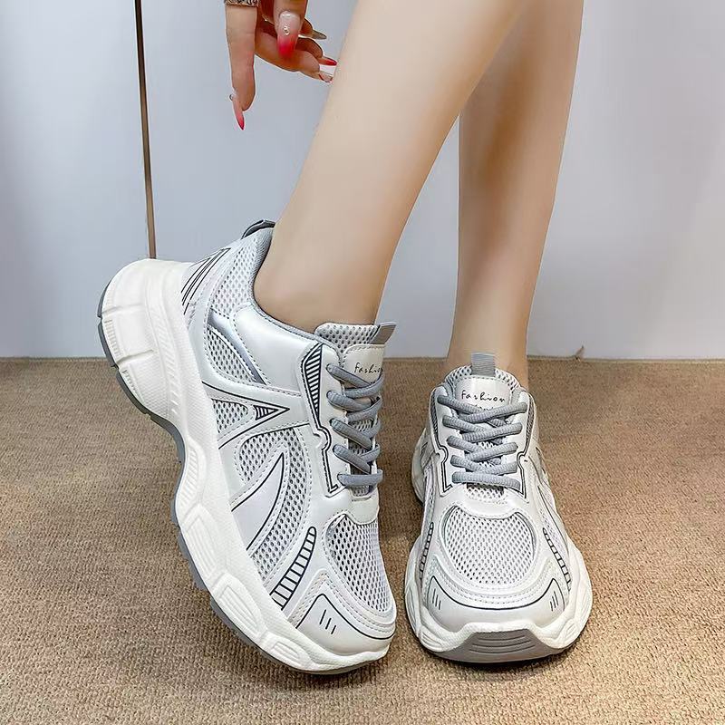 Tênis femininos luxuosos de malha respirável para mulheres esportes corrida casual senhoras fitness vulcanizar sapatos cestas