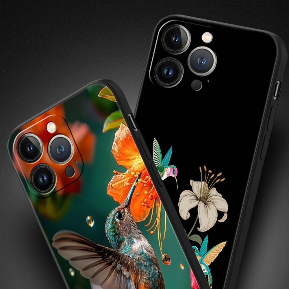 Hummingbird Phone Case For iPhone 16e 15 14 13 12 11 Pro Max XS X XR SE 7 8 Plus Shell iPhone 16 Soft TPU Cover