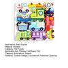 1 Set Wooden Building Block Puzzle 3D Cartoon Dinosaur Animal Vehicle Foods Toddlers Preschool Learning Educational Jigsaw Puzzle Toy