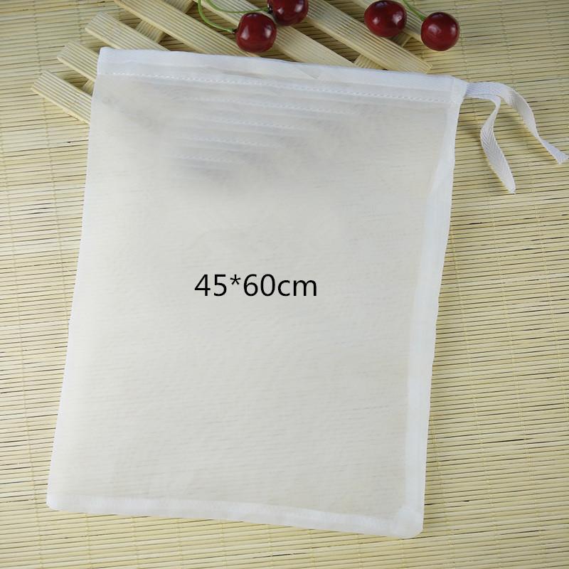 Filterbeutel 80/120/200Mesh Eimer Saft Tee Bierbrauen Weinfilterbeutel Lebensmittel Filtration Hauswein Bierherstellung Barwerkzeug S/M/L