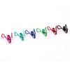 10pcs Multi-Purpose Colorful Clothespins Rust-Resistant PVC Coated Steel for Laundry Photo Organizing Kitchen
