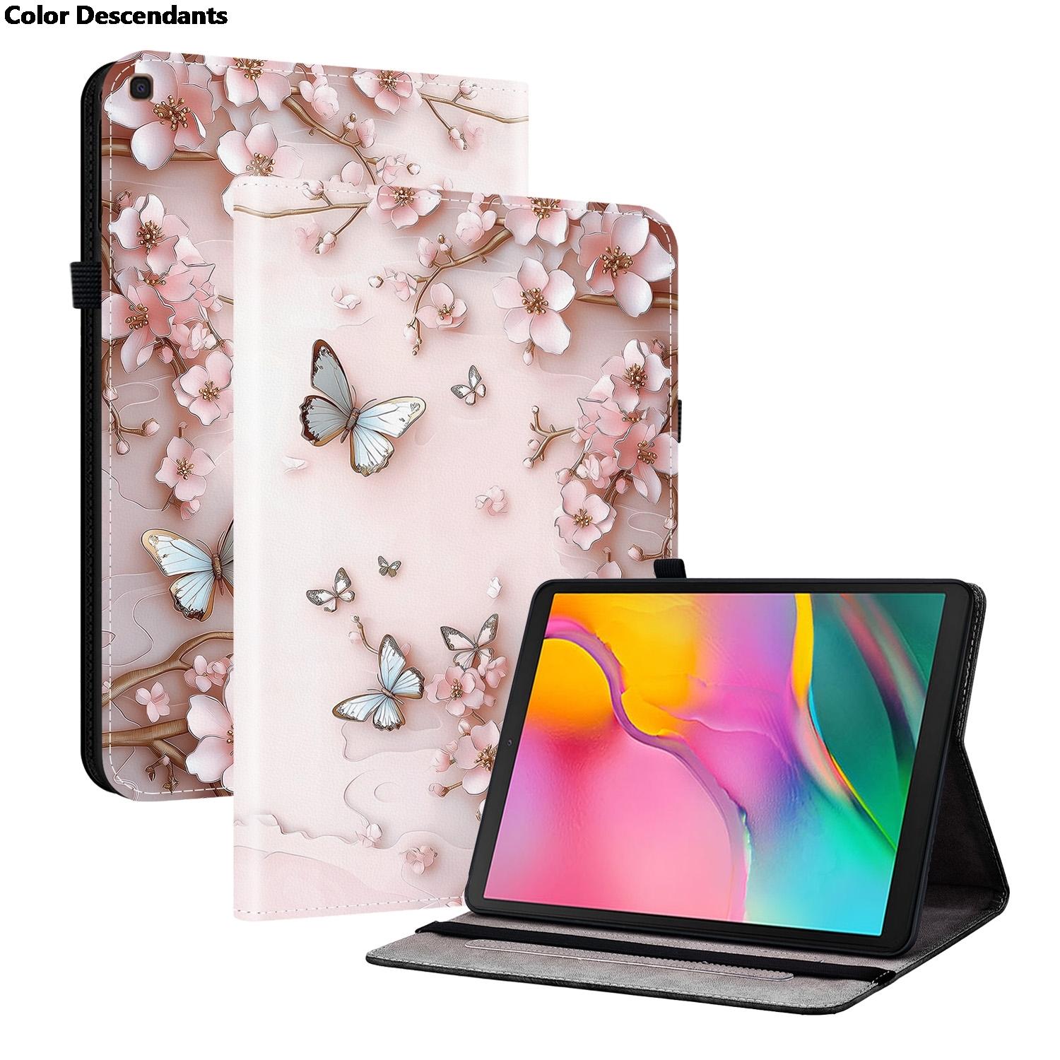 

Painted Flip Leather Tablet Case For Samsung Galaxy Tab A 10.1 (2019) Shockproof Protect Cover For Samsung Tab T510, T515 Tab A 10.1 (2019)