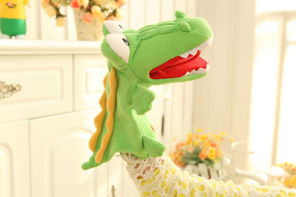 Cute Rainbow Alpaca Dinosaur Lion Cat Plush Toy Puppet For Kids Storytelling 20cm