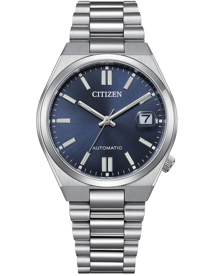 

CITIZEN Tsuyasa Автоматические 37 мм Сапфировые Часы из Нержавеющей Стали NJ0200-50M синий