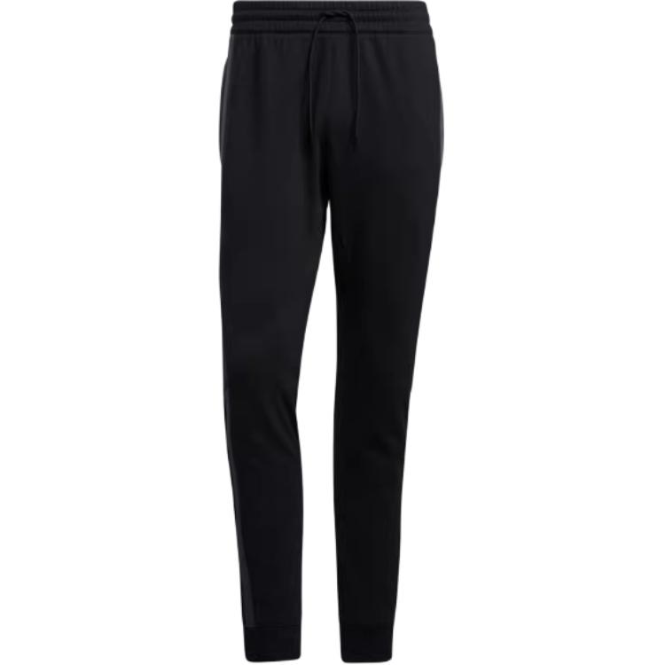 Adidas Solid Color Comfortable Versatile Lace-Up Casual Pants Men Bottoms Black GP4579