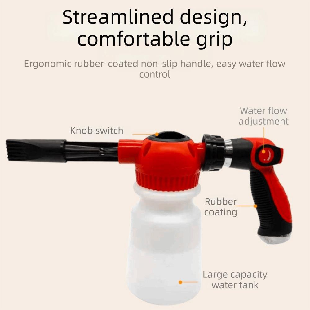 Transparent Car Wash Foam Tool 1L Watering Can Foam Tool Zinc Zinc Alloy Foam Kettle Car Cleaning