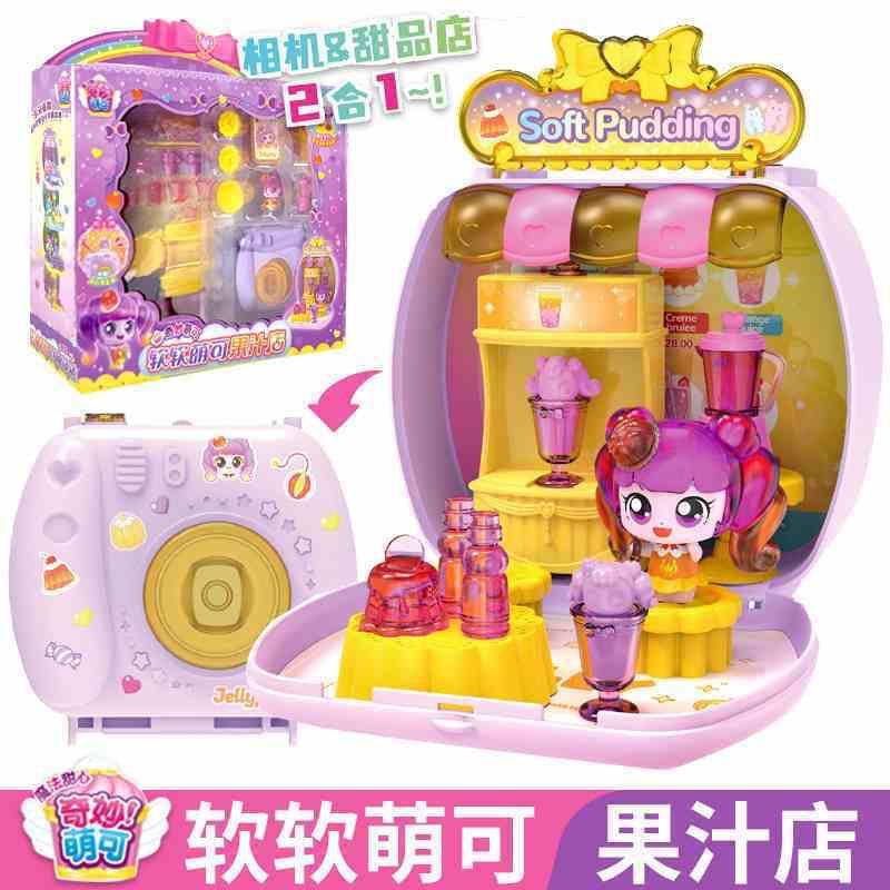 Anime Figure Teenieping Catch! Magic Sweetheart Season 6 Camera Series - Girl's Love Cake Shop Figurine Collection Toy Doll