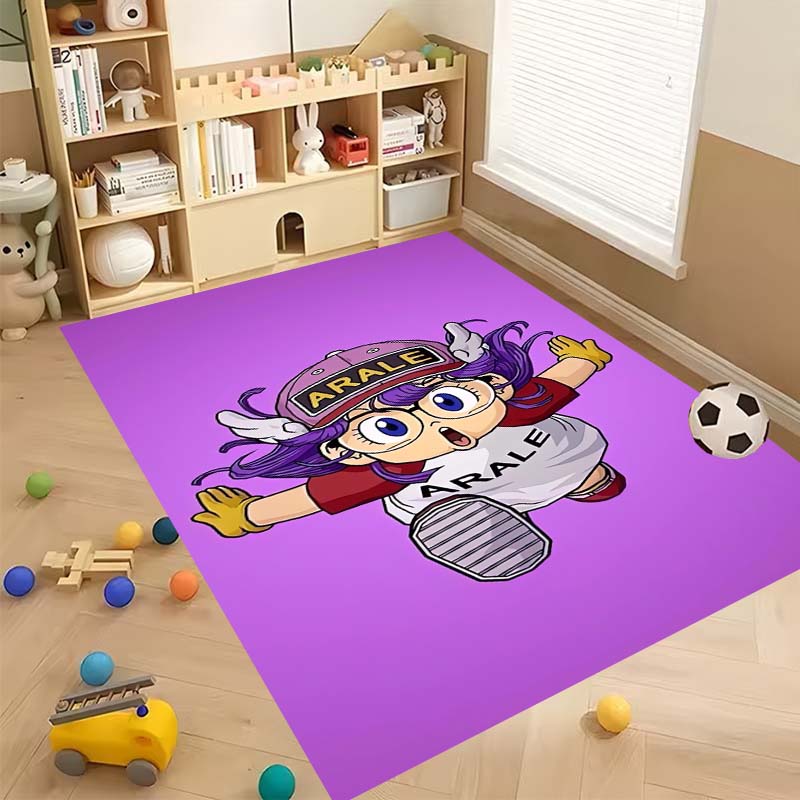 New Cartoon Dr S-Slump Arale Bathroom Rug, Soft Bedroom Floor, Home Laundry Room, Non-Slip Welcome MatCustomizable