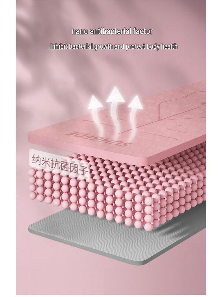 Ultratyst, Halkfri Stötdämpande Yoga- & Dansmatta för Inomhusbruk