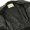 EXPRESSO Made in France Genuine Leather Flight Jacket Black Men’s ML Outerwear(USED)