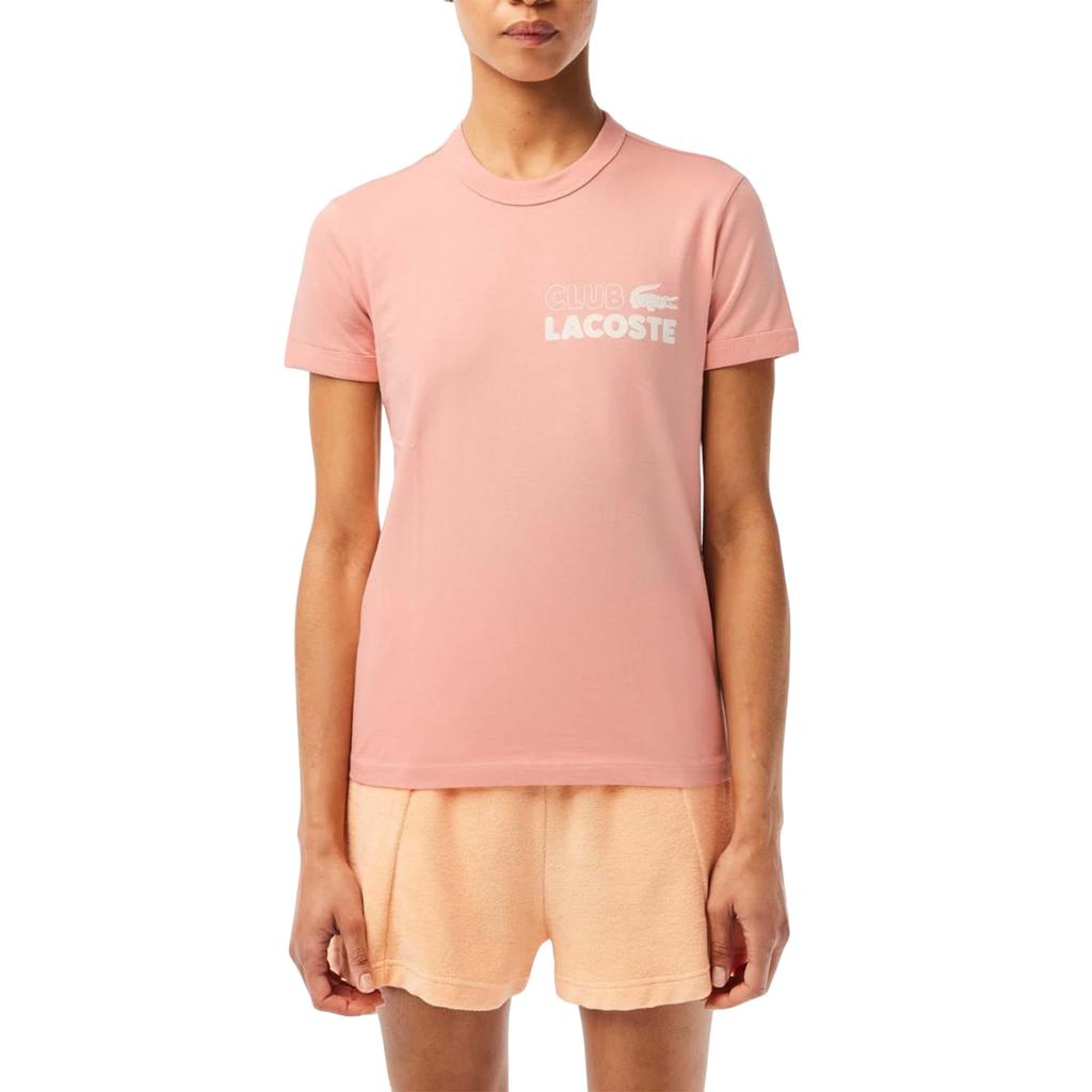 Lacoste Womens/Ladies Organic Cotton Jersey Slim T-Shirt