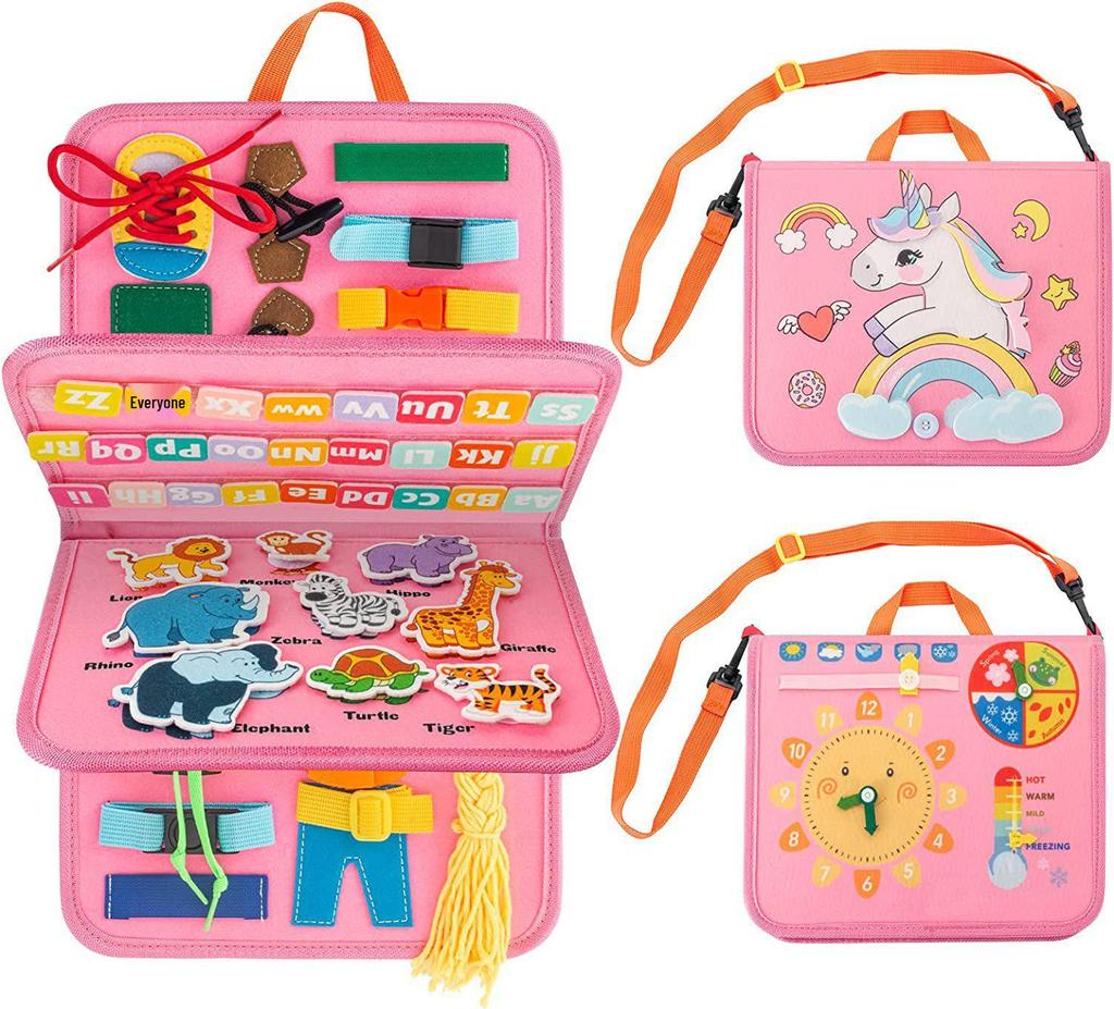 Quadro de Aprendizagem de Feltro para Educação Infantil Montessori Transfronteiriça com Certificação CPC CE