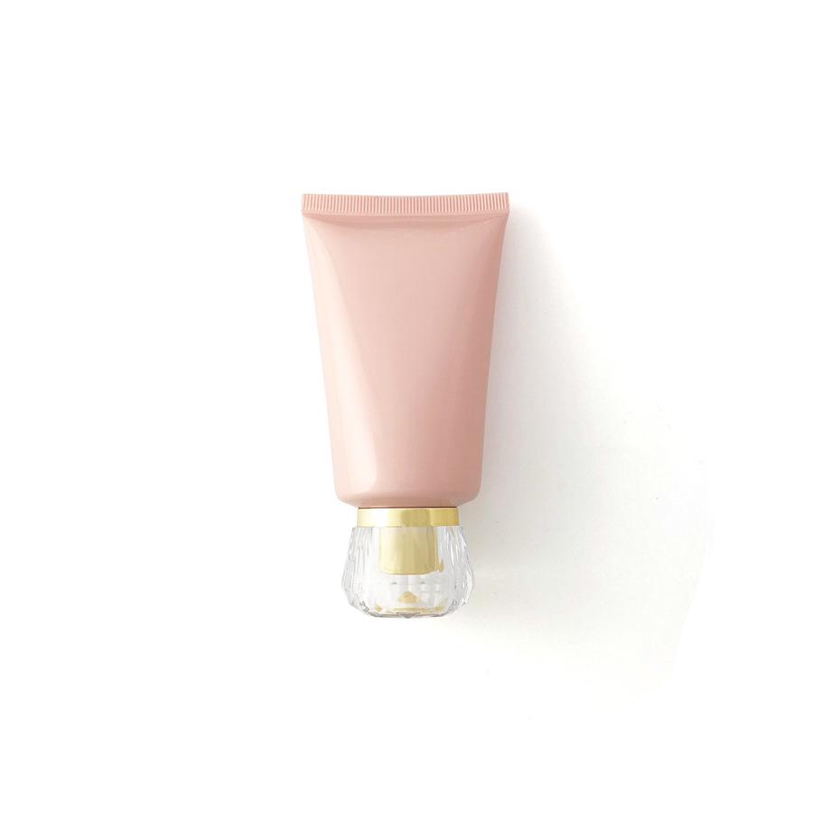 Auf Lager: 60ml Perlmuttrosa Weiche Tube Vakuum-Pressflasche