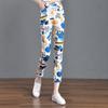 2025 Summer Floral Plaid Elastic Waist Slimming Pants for Women