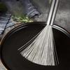 Long Handle Stainless Steel Pan Brush, Strong Decontamination Kitchen Cleaning Tool for Bowl, Plate, Sink & Stove Top