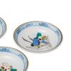 Kutani Ware Iwataya "Kutani Ware" Set of Plates (size 3) Seven Lucky Gods K8-29