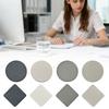 New Quick Drying Diatomite Coaster Thickened Dampproof Cup Mat Heat Resistant Non-slip Water Absorbent Coaster Home Decor