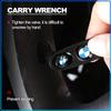 Fashion Car Tire Valve Caps with Car Badge Keyring Keychain Set For BMW M Performance 1 3 5 7 Series M3 M4 M5 M6 X1 X3 X5 X6 X7 E30 E34 E36 E39 E4