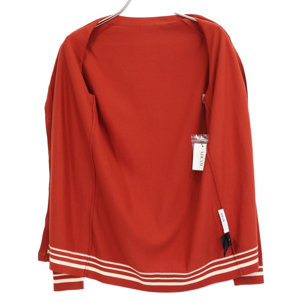 ADEAM 41028 Red Brown Cotton Button Knit Cardigan Tops 0 Red brownUsed