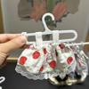 10Pcs/Set Mini Clothese Hangers For Labubu&20Cm Bjd Dolls Clothes Shoes Storage Rack Doll Accessories Support Rack Kids Gift