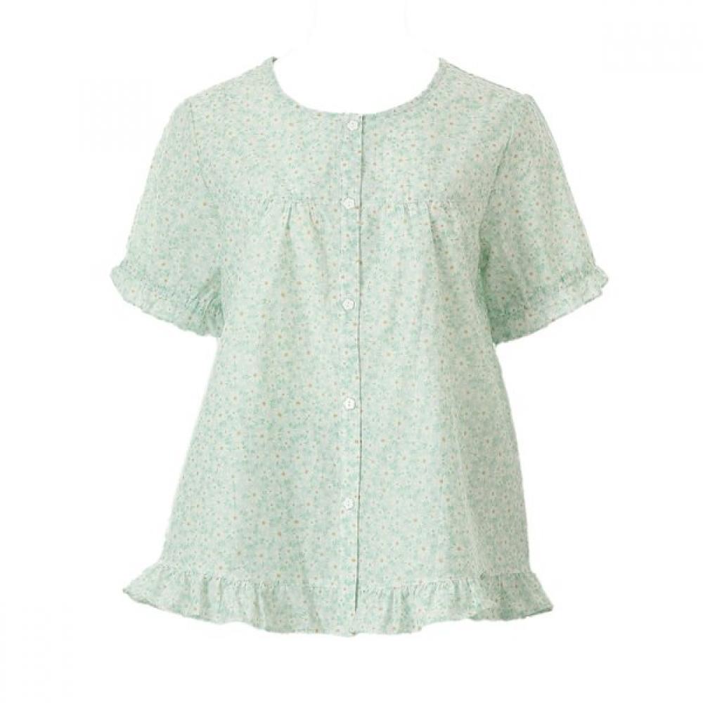 

VenuS Lightweight Cool DaiSy Print 3 4 Women S Top Lounge wear[vevS109w] blue (BU)/85