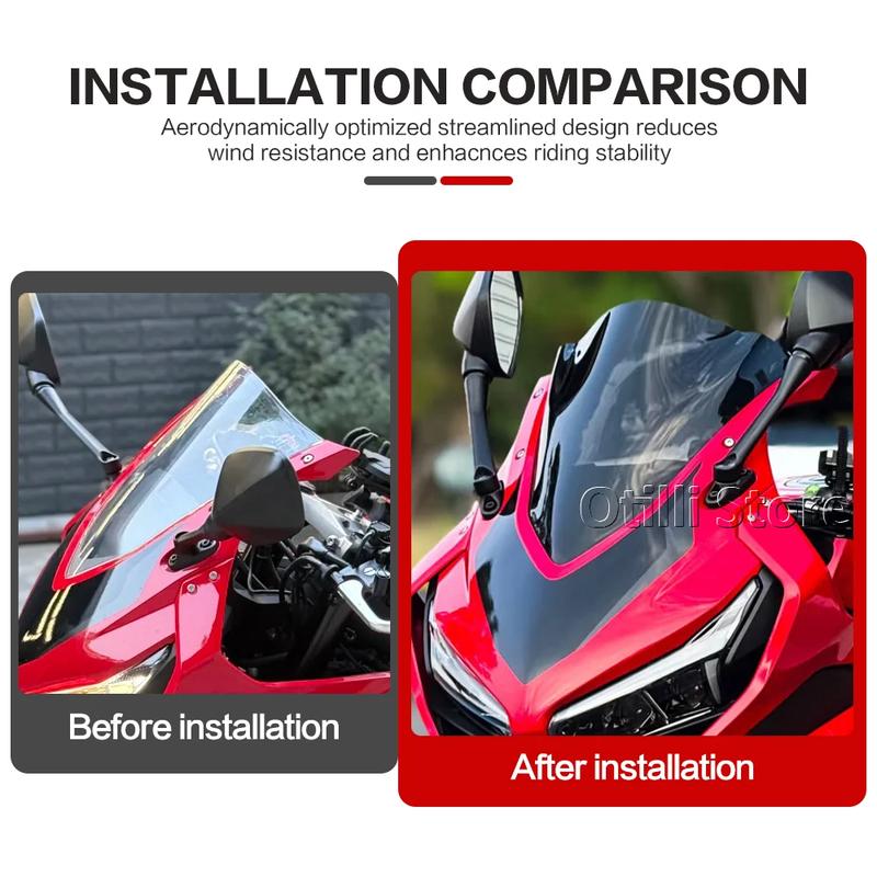 New Motorcycle Accessories Windsceen Double Bubble Windshield Wind Deflector Fairing For Honda CBR650R 650 R CBR 650R 2019-2025