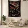Zeppelin Legendary Journey Tapestry Background Cloth Wallmounted Background Cloth Homestay Soft Decoration Tapestry Soft