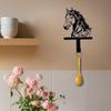 Key Holder Horse Pattern Hook Black Horse Wall Hook Key Hanger Iron Entryway Organizer for Bags Decorative Horse Silhouette Coat