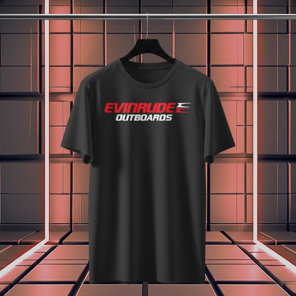 

Evinrude Outboards logo funny T-Shirt Size S-5XL Made in USA Unisex T-Shirt XXL