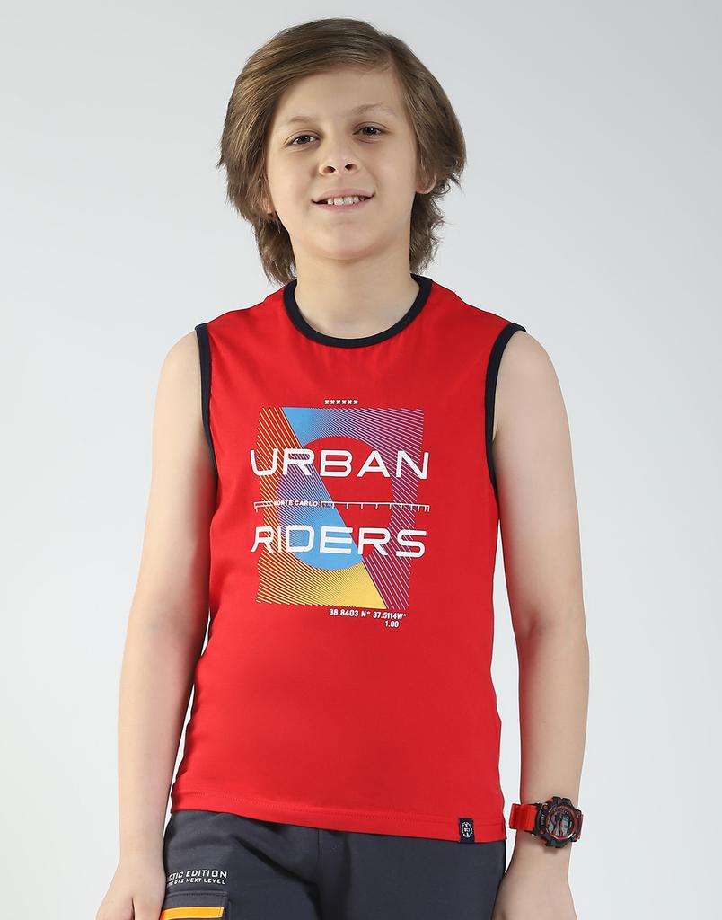 Boy's Regular Fit Printed T-Shirt | Half Sleeve | Round Neck | Casual Wear T Shirt for Boy's