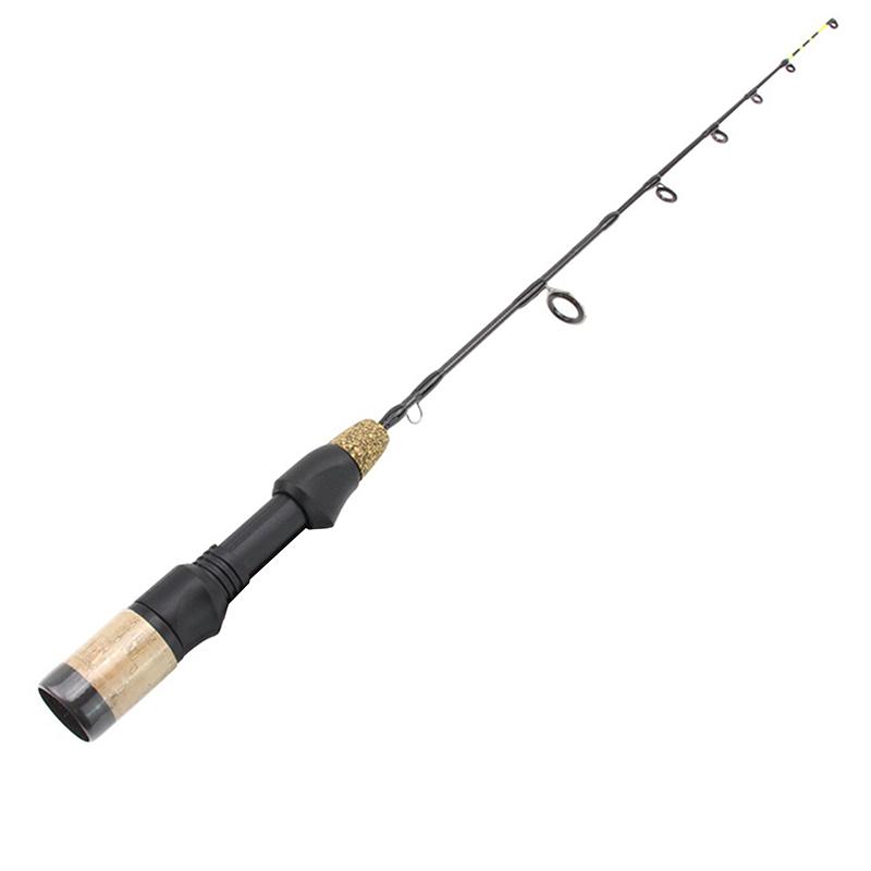 60cm 2 Tips Hengel Winter IJsvishen Hengel Stok Uitrusting Koolstof Hengel IJsvishen Hengel