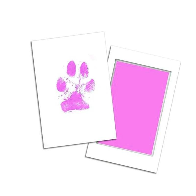 Dog Paw Print Kit Safe Non Toxic DIY Puppy Handprint Footprint Ink Pad for French Bulldog Chihuahua Pet Souvenir
