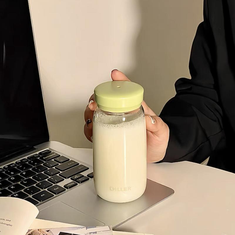 

Милая корейская бутылка для воды Tritan для путешествий, холодный кофе, чай, молоко, сок, чашка для спортзала, школы, простая бутылка для питья с фильтром, весы 300 мл 300ml зелёный