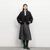 Veromoda 2025 Winter Short Ribbed Collar Loose-Fit 90% White Duck Down Jacket