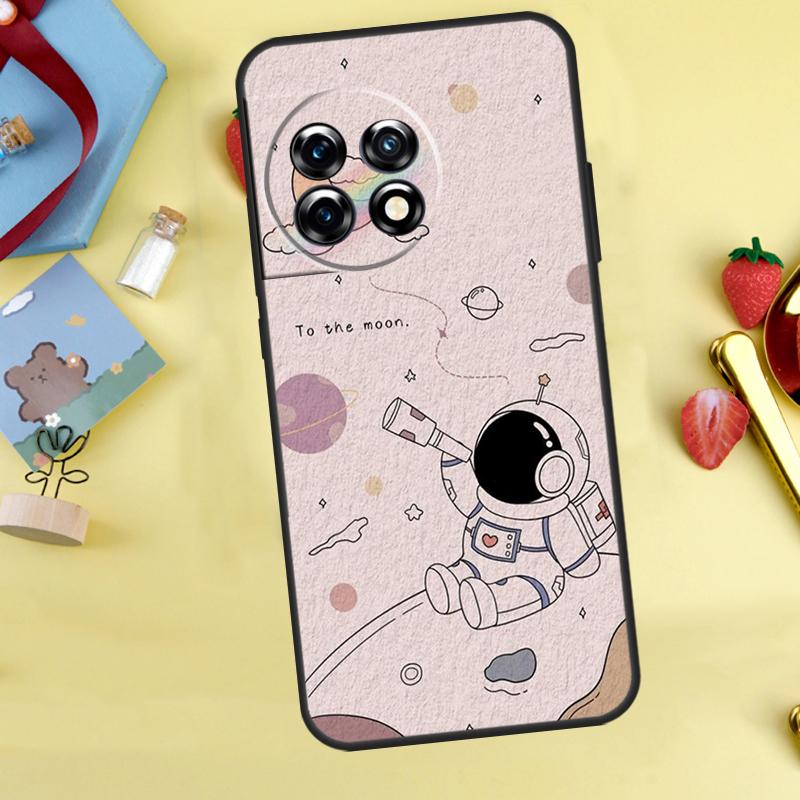 Cute galaxy Astronaut Case For Oneplus 11 8 9 10 Pro Ace 8T 9RT 10R 10T Oneplus Nord 2 2T N10 N20 CE 3 Lite Cover