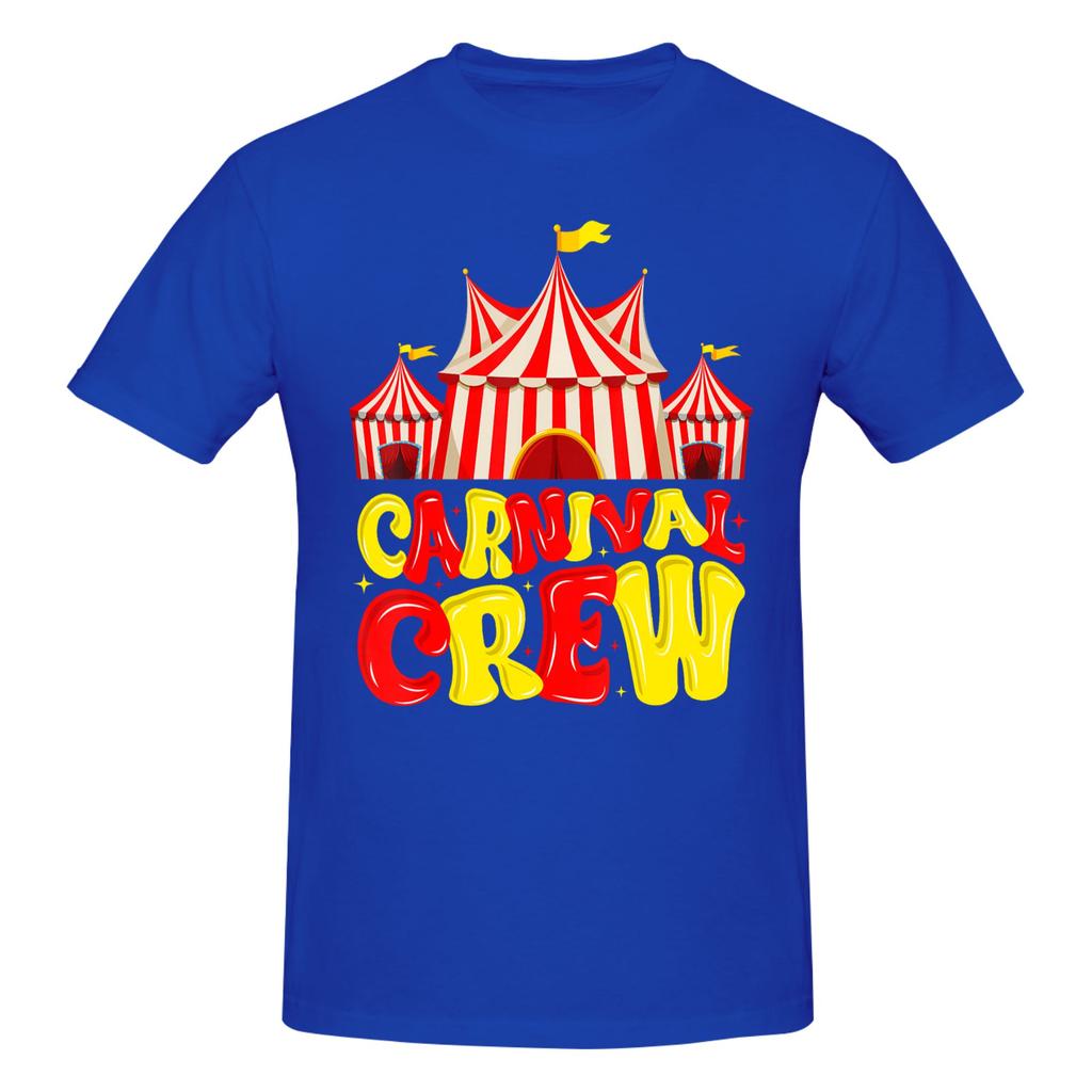 1 Piece Carnival Crew Funny Circus Staff Costume Circus Theme Party Novelty 100 Cotton Tshirt Carnival Crew Tees Tops For Unisex