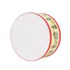 Wooden Drum Set with Shoulder Strap and Drumstick Double Sided Kids Drum Toy