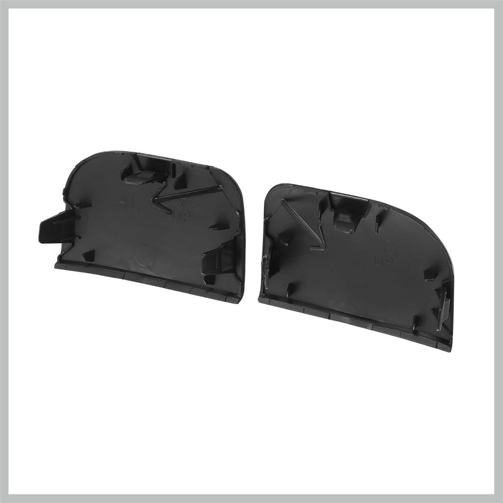 Pair Black Front Bumper Tow Hook Towing Eye Cover Cap Replacement 52127-47903 52128-47903 for Toyota Prius 2012-2015 Replacement Car Parts
