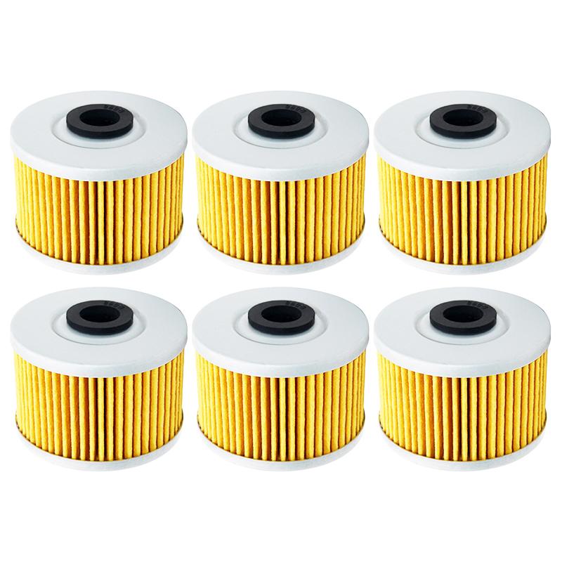 2/4/6 Stück Cyleto Motorradölfilter für Kawasaki BN125 Eliminator Ninja 125 Z125 KL250 BX250 Z250 Z250SL KSR110 KFX450R KX450F