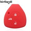 Car Accessories Key Case Cap for Toyota Rav4 Auris Corolla IQ Porte Yaris/Vitz Verso Hilux Icon Camry 40 2/3/4 Buttons Key Cover