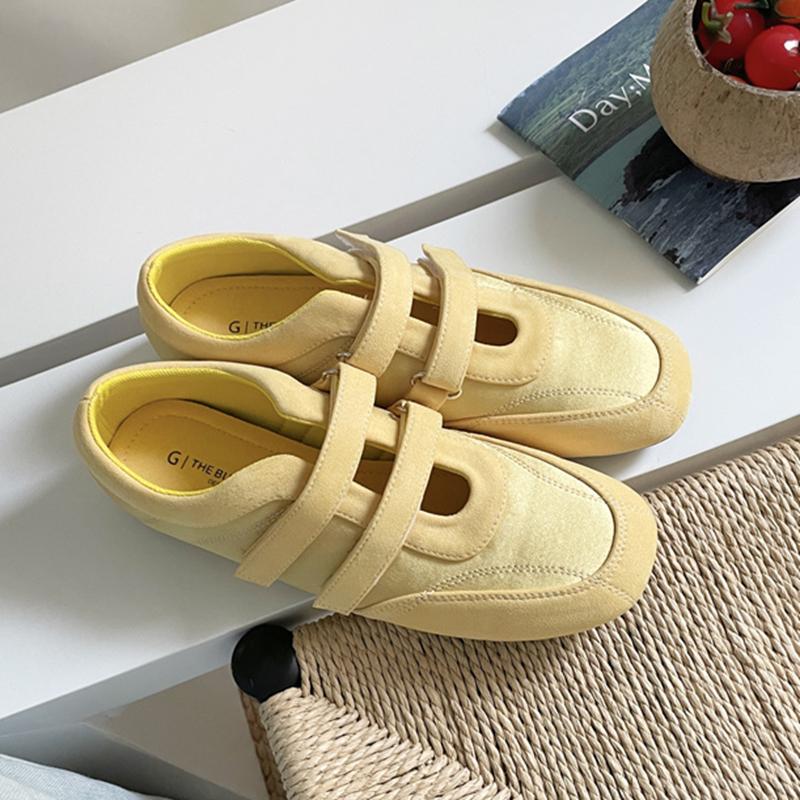 Fashion SUOJIALUN Autumn New Brand Women Flat Shoes Fashion Round Toe Ladies Casual Sneaker Soft Flat Heel Outdoor Dress Mary Jane Shoes