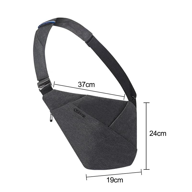 Fashion Men's Chest Bag Crossbody Bag Large Capacity Minimalist Wallets Casual Waterproof Sports Shoulder Bag Outdoor Storage
