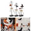 3Pcs Halloween Table Specter Decoration Festival Halloween Wood Specter Table Decoration for Indoor Celebration