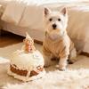 Cute Teddy Bear Doll Comfort Cushion with Scented Birthday Cake Candle