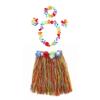 Hawaiian Hula Skirt & Lei Party Performance Set - 40cm, 5 Pieces