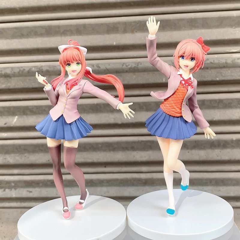 Sayori & Monika Anime Figure Set - DDLC