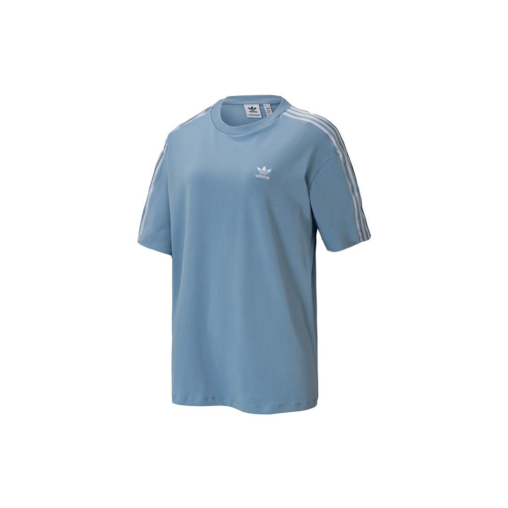 Adidas Originals Drop Shoulder Sleeve T Shirt Women's Sky Blue H37809
