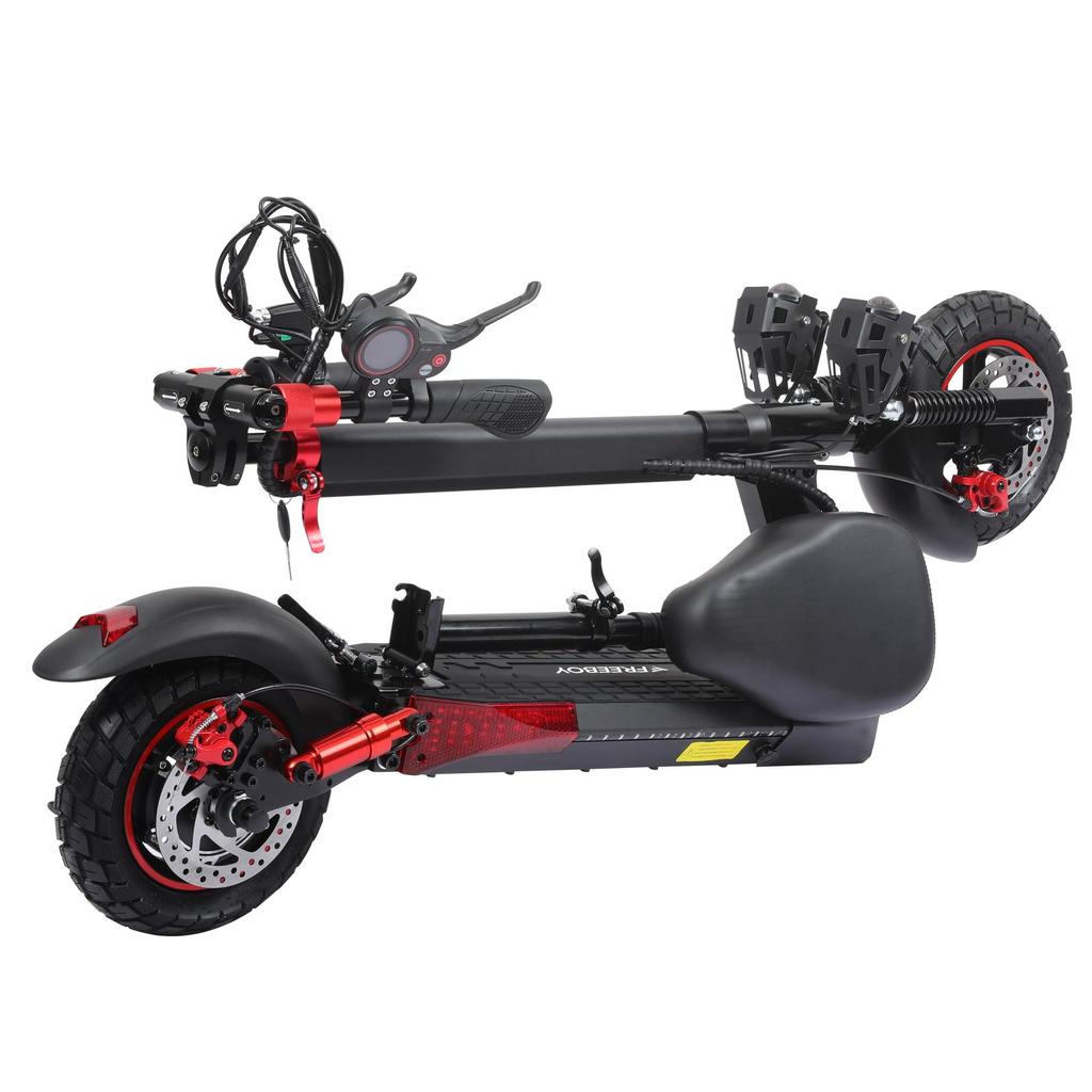 FREEBOY J01 Electric Scooter, 48V 15Ah Battery, Triple Suspension